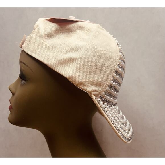 Juicy Couture Rhinestone Pearls Hat NWT main image 4